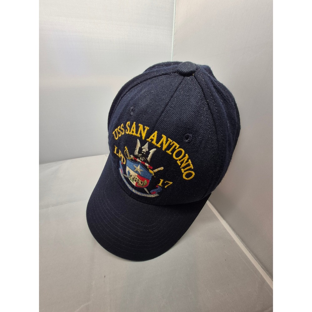USS San Antonio Hat Military Navy Ship LPD 17 Baseball Cap‎